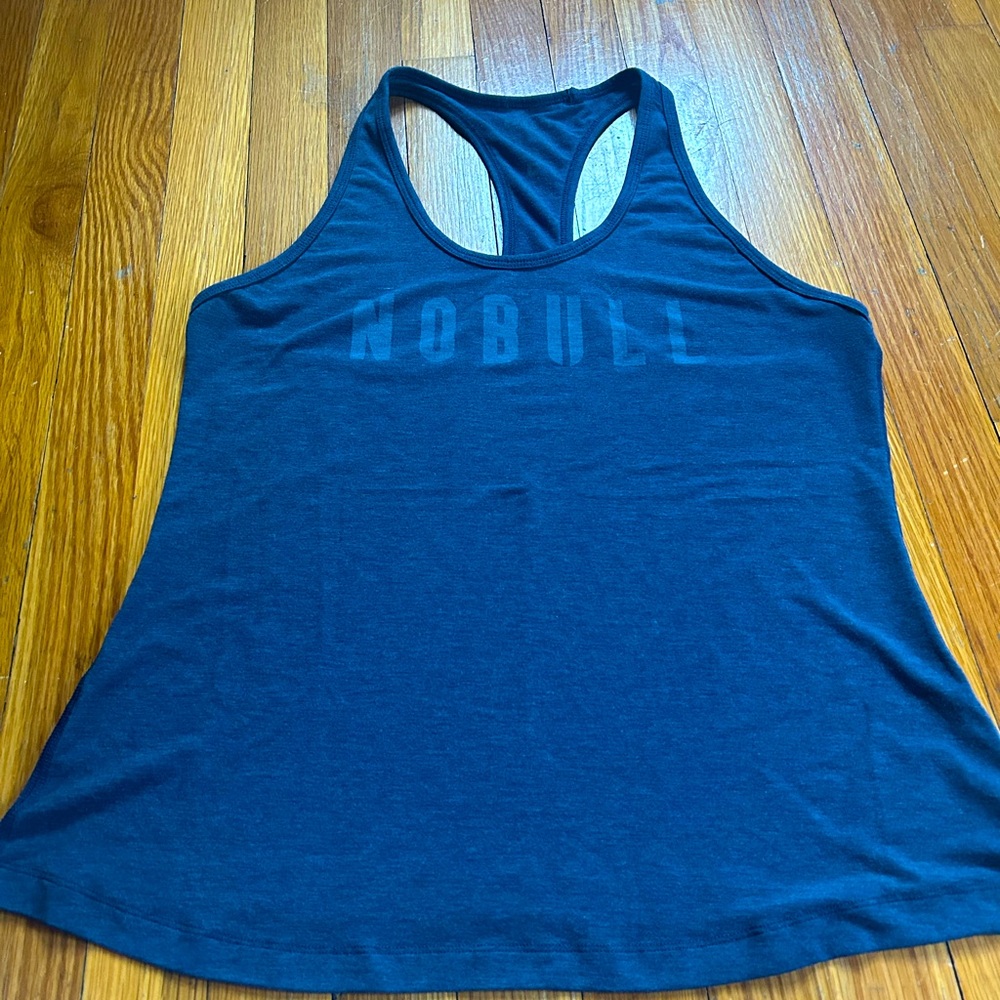NOBULL Women's Blue Tank Top. Large.